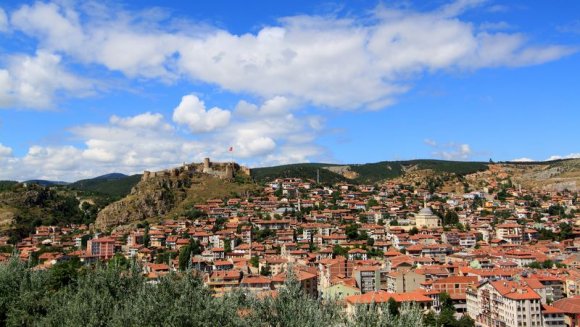 Kastamonu Saat Kulesinin ordan Kastamonu manzarası