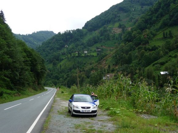 Ayder Yaylası yolu