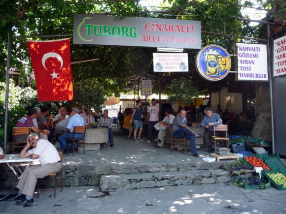 Şirince'nin Çınaraltı Aile Çay Bahçesi.