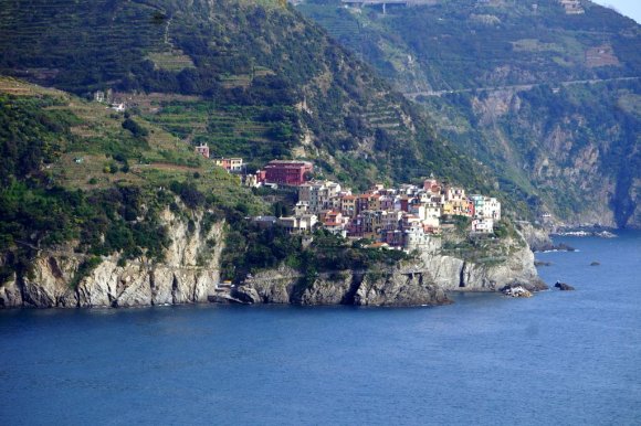 Manarola, Cinque Terre, İtalya.