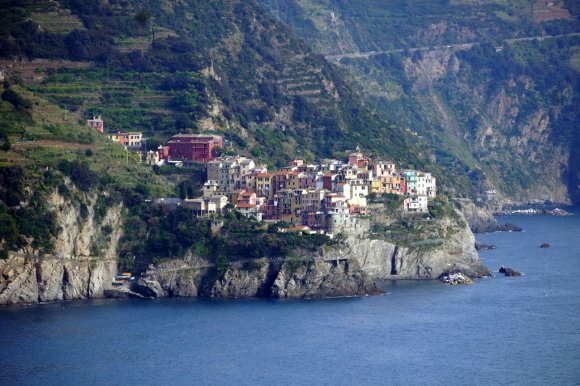 Manarola, Cinque Terre, İtalya.