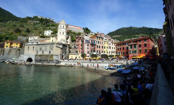 Vernazza, Cinque Terre, İtalya.