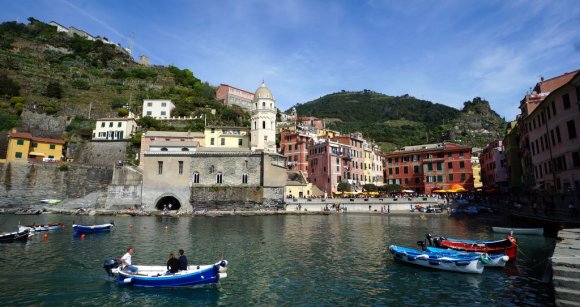 Vernazza, Cinque Terre, İtalya.