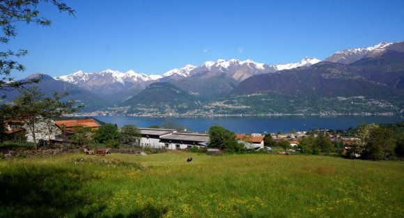 Colico, Como Gölü, İtalya.