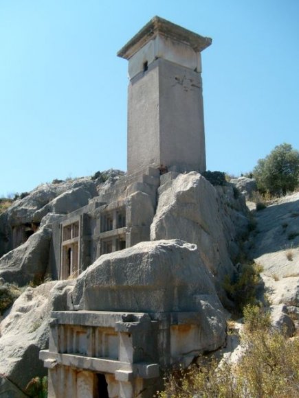 Xanthos, Nekropolis.