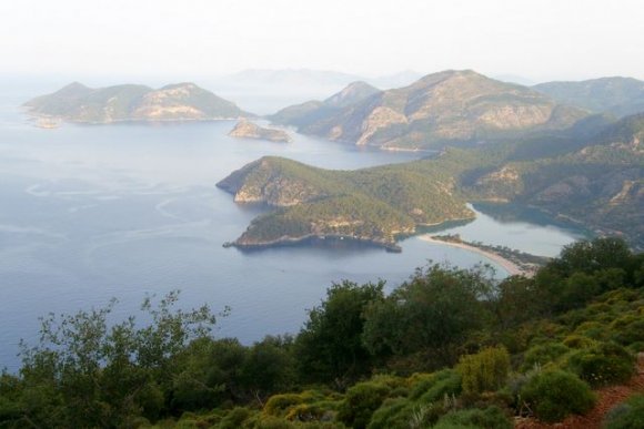 Sabah Ölüdeniz manzarası.