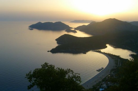 Ölüdeniz'de gün batımı