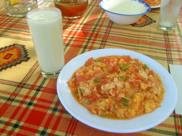 George House'ta menemen.