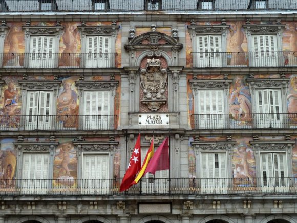 Plaza Mayor Meydanı, Madrid.