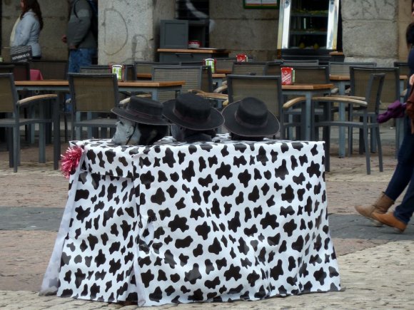 Plaza Mayor Meydanı, Madrid.