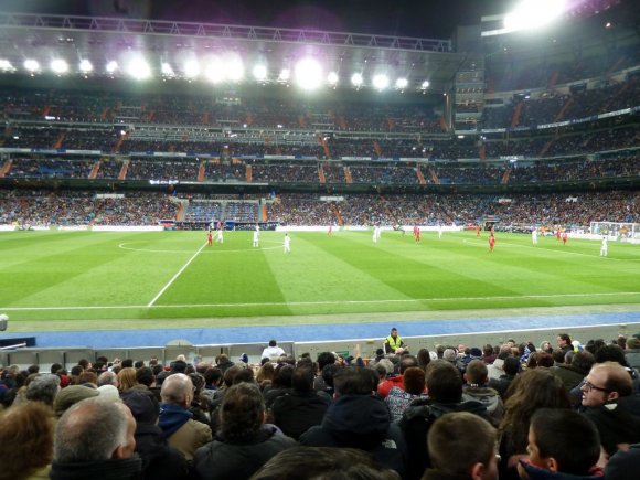 Real Madrid - Mallorca maçı, Santiago Bernabeu Stadyumu, Madrid.