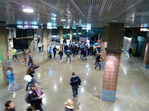 Camp Nou Stadyumu'nun girişi.