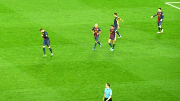 Gol sonrası, Camp Nou Stadyumu, Barselona