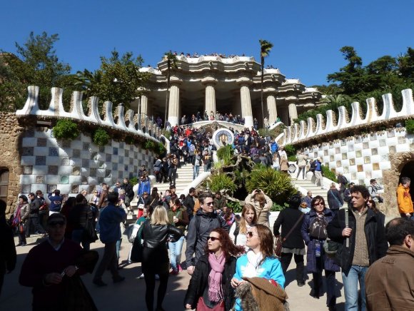 Park Güell, Gaudi, Barselona.