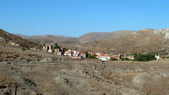 Ünlü kadın şair Sapho'nun doğduğu Eresos kasabası.