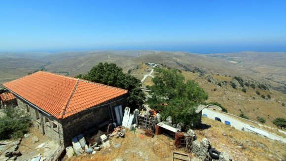 Moni Agiou Ioanou Theologou Manastırı üzerinden görünüm