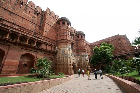 Agra - Agra Kalesi Amar Singh Kapısı.