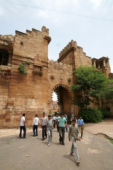 Gwalior Kalesi Kapısı.