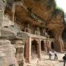 Gwalior Kalesi içindeki Jain kaya heykelleri.
