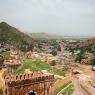 Jaipur, Amber Kalesi'nden bir görünüm.