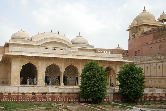 Jaipur, Amber Sarayı'nın içi.