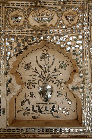 Jaipur, Amber Sarayı'nın içi.