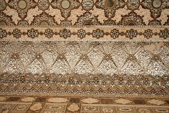 Jaipur, Amber Sarayı'nın içinden bir detay.