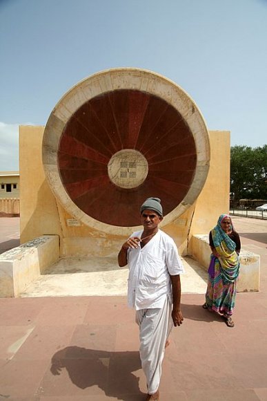 Jaipur, Jantar Mantar Gözlemevi'ndeki bir alet.