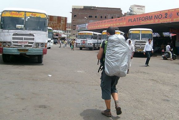 Jaipur, Otobüs terminali.