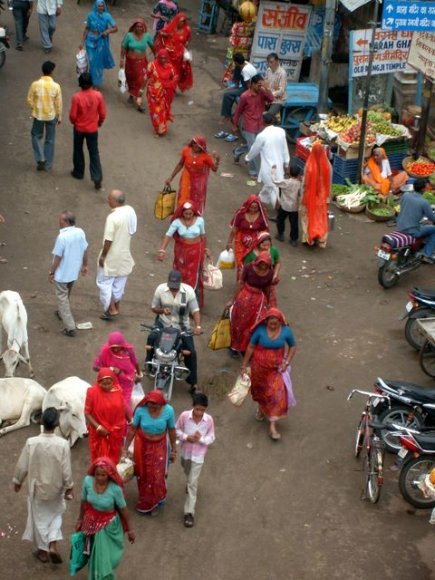 Pushkar sokakları.