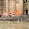 Varanasi - Ganj Nehri'nde yıkanma
