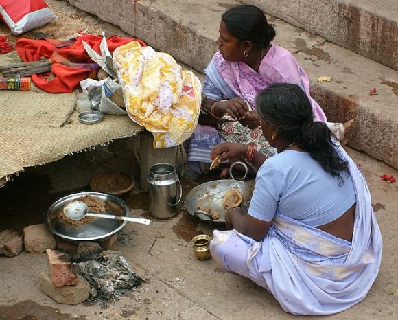 Varanasi - Yemek vakti.