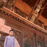 Katmandu - Bhaktapur Durbar Square, Rameshwar Tapınağı.