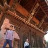 Katmandu - Bhaktapur Durbar Square, Rameshwar Tapınağı.