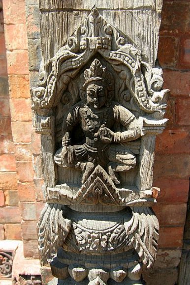 Katmandu - Bhaktapur Durbar Square, Ahşap oyma