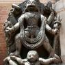 Katmandu - Bhaktapur Durbar Square, Hanuman heykeli.