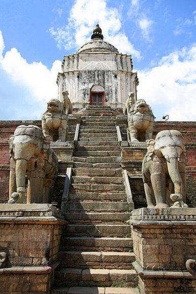 Katmandu - Bhaktapur Durbar Square, Fasidega Tapınağı.