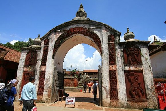 Katmandu - Bhaktapur Durbar Square, Lasku Dhoka (City Gate)