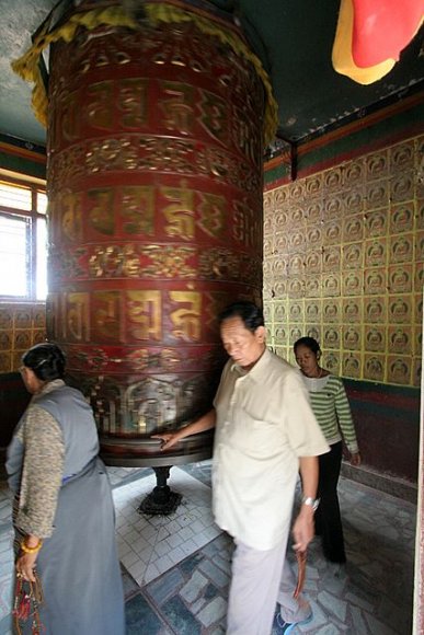 Katmandu - Bodhnath, Dua çarkı