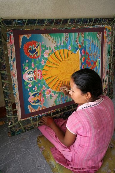 Katmandu - Bodhnath, Thangka