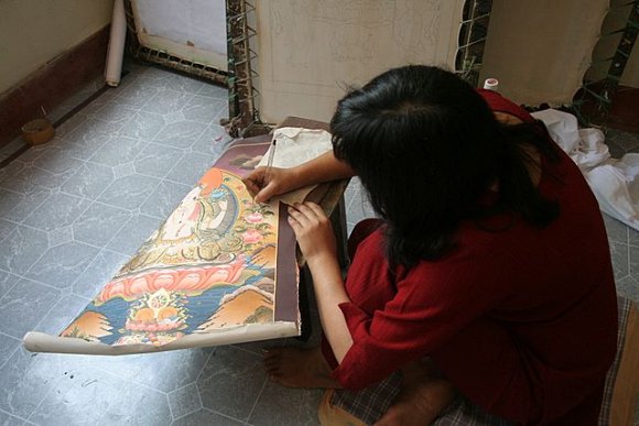 Katmandu - Bodhnath, Thangka