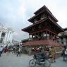 Katmandu - Durbar Square, Trailokya Mohan Narayan Tapınağı.