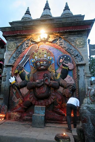 Katmandu - Durbar Square, Bhairava Heykeli