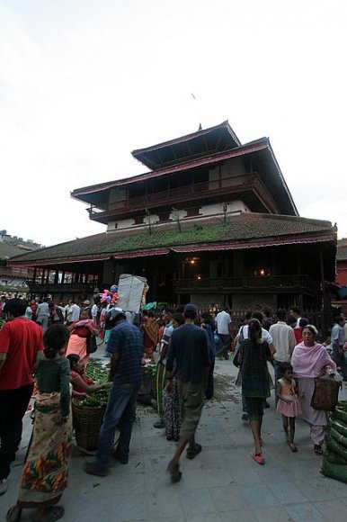 Katmandu - Durbar Square, Kasthamandap.
