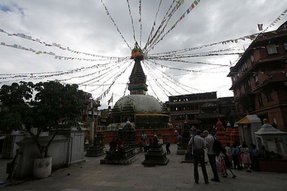 Katmandu - Meydanda Stupa