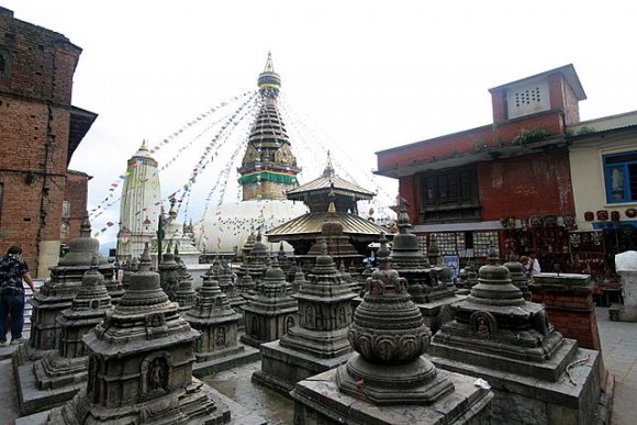 Katmandu - Swayambhunath Maymun Tapınağı