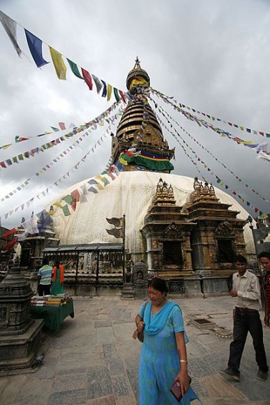 Katmandu - Swayambhunath Maymun Tapınağı