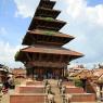Katmandu - Bhaktapur Taumadhi Tole, Nyatapola Tapınağı.