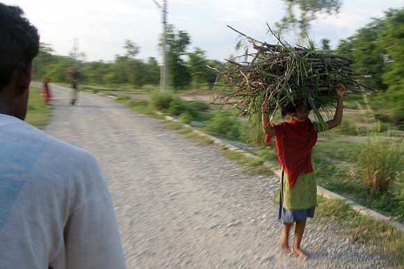 Lumbini - Rikşa'da gezerken