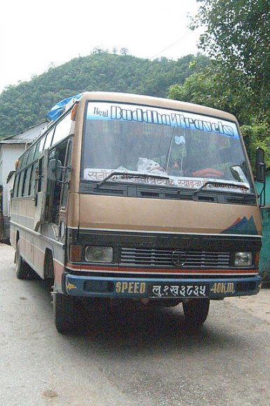 Lumbini - Pokhara Lumbini otobüsümüz